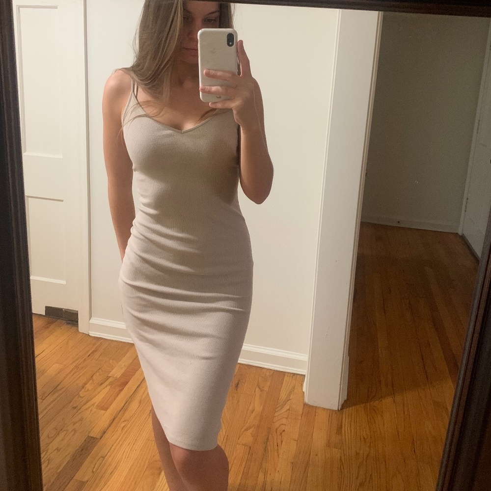 FOREVER21 bodycon midi dress